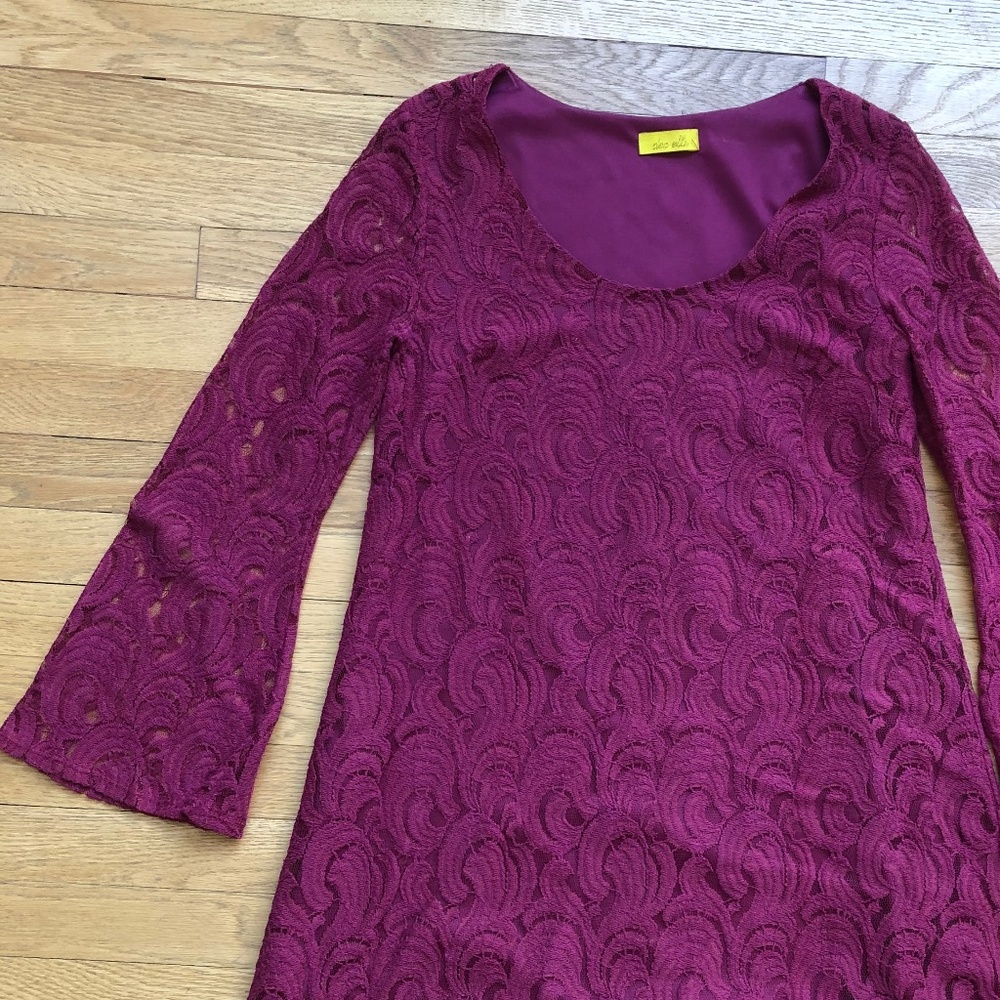 Nordstrom's Red Bell-Sleeved Dress